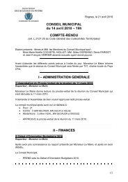 CONSEIL MUNICIPAL du 14 avril 2010 â 19h COMPTE ... - Rognes