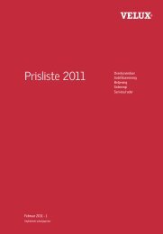 Prisliste 2011 - Velux