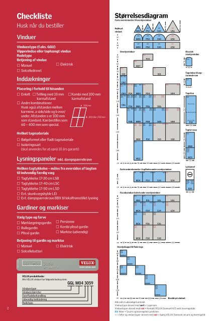 Prisliste 2011 - Velux