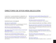 DIRECTORIO DE SITIOS WEB (SELECCIÓN) - RedIRIS