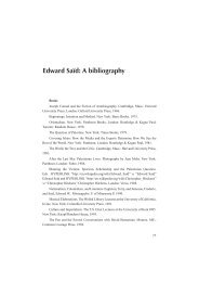 Edward SaÃ¯d: A bibliography