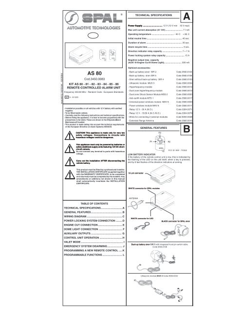 Spal Door Actuator Wiring Diagram - Complete Wiring Schemas