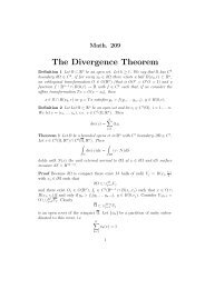 The Divergence Theorem - People