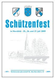 und Schützenschnur- schießen 2009 - Schützenbruderschaft St.-Ida ...