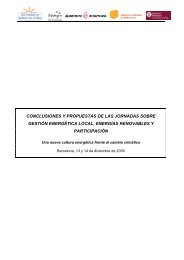 conclusiones y propuestas de las jornadas sobre gestiÃ³n energÃ©tica ...