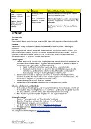 Preparing a resume - Blueprint - Australian Blueprint for Career ...