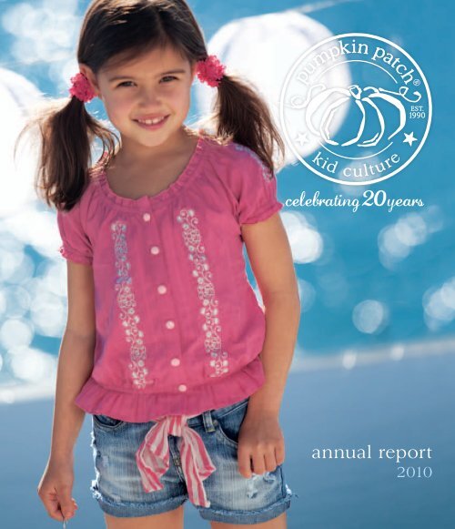 annual report - Pumpkin Patch investor relations