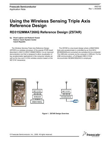 AN3152, Using the Wireless Sensing Triple Axis ... - Automatizace