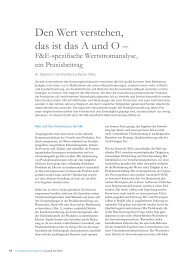 Den Wert verstehen, das ist das A und O - F&E ... - Schuh Group