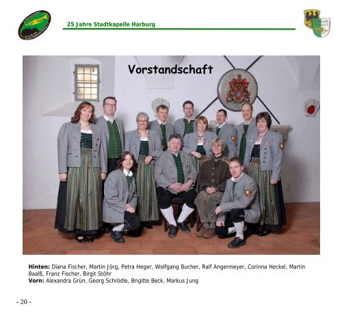 Unser Schorsch Ehrenmitglied seit 2004 - Stadtkapelle Harburg