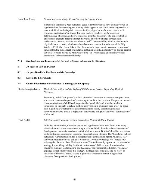 2011 Conference Program (PDF) - Syracuse University College of Law