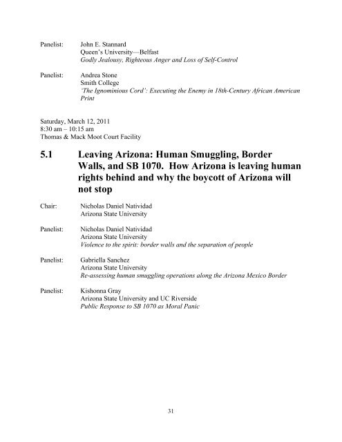 2011 Conference Program (PDF) - Syracuse University College of Law