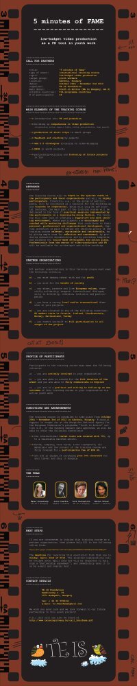5 minutes of FAME ----------------- low-budget video production as a ...