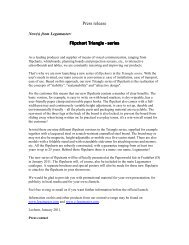 download here the complete TRIANGLE press release - Legamaster