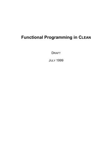 Functional Programming in CLEAN - FTP Directory Listing