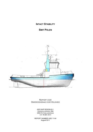 INTACT STABILITY SMIT POLEN - Onderzoeksraad voor Veiligheid