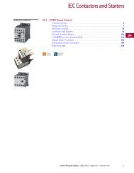 IEC Contactors and Starters - Erie Bearings