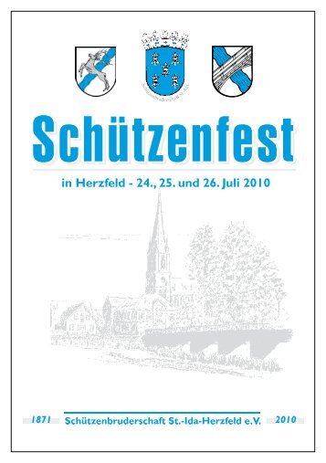 und Schützenschnur- schießen 2010 - Schützenbruderschaft St.-Ida ...