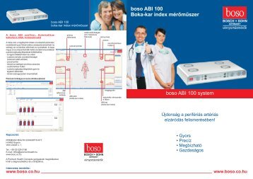 Boso ABI-100 leÃ­rÃ¡s - Premium Health Concepts