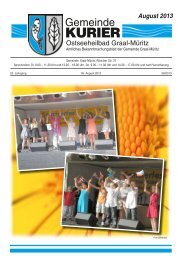 Kurier August 2013 herunterladen (PDF, 7 MB) - Gemeinde ...