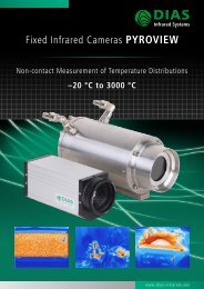 Overview infrared cameras PYROVIEW - DIAS Infrared Systems