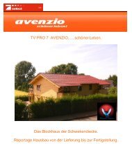 bericht pro 7 avenzio - Finnscania Blockhaus