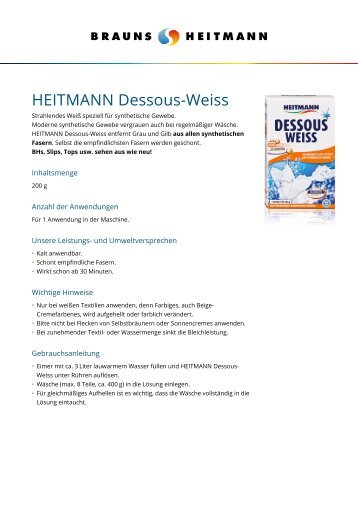 HEITMANN Dessous-Weiss - Brauns-Heitmann