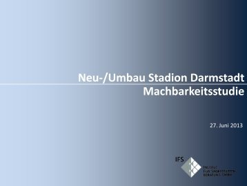 Machbarkeitsstudie zum Stadion Böllenfalltor - DarmstadtNews.de