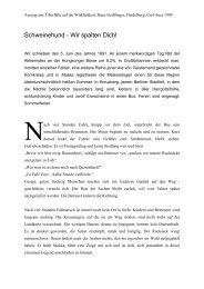 Schweinehund wir spalten Dich! (PDF) - STORY DEALER BERLIN