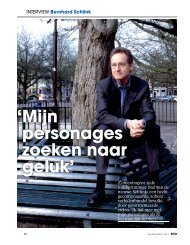 Interview met de auteur in BOEK Magazine - Uitgeverij Cossee