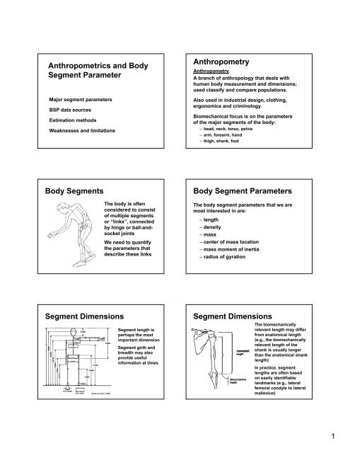 Anthropometrics ppt