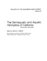 The Semiaquatic and Aquatic Hemiptera of California (Heteroptera ...