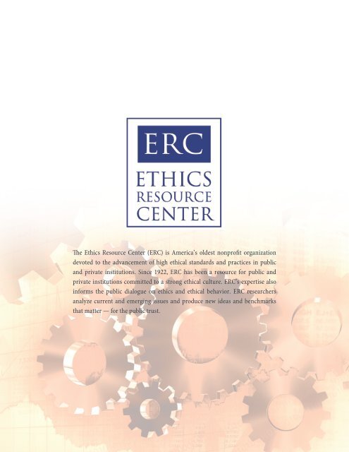 PROCEDURAL JUSTICE - Ethics Resource Center