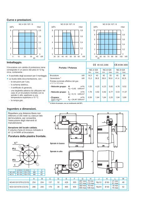 NC4, NC6, NC9 - Certificazione energetica edifici