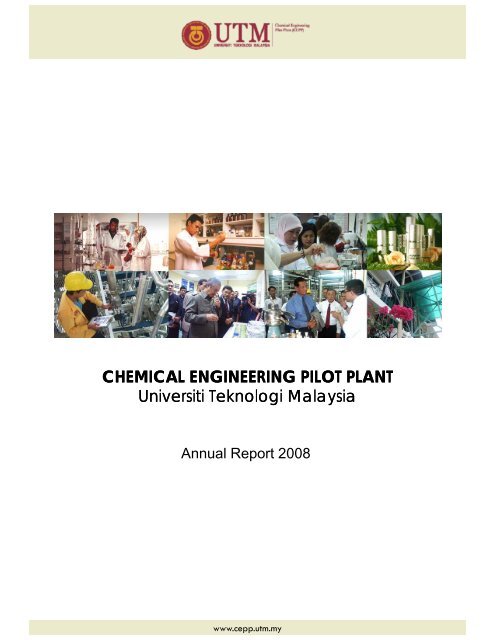 CHEMICAL ENGINEERING PILOT PLANT Universiti ... - IBD - UTM