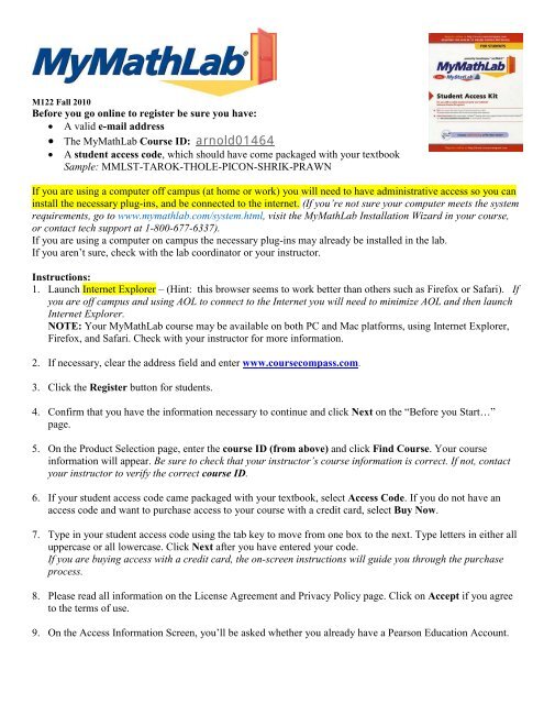 Before You Go Online To Register Be Sure You Have A A Valid E
