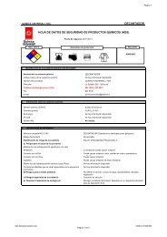 decantador hoja de datos de seguridad de productos quimicos (hds)