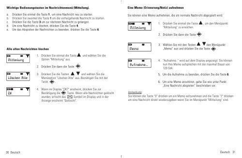 DECT Cordless Phone LR4610/LR4620T ... - Schnurlostelefon.de