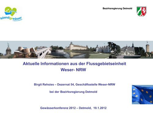 Vortrag Birgit Rehsies: Aktuelle Informationen - Weser NRW