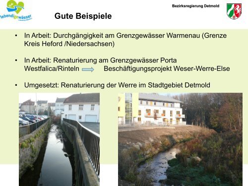 Vortrag Birgit Rehsies: Aktuelle Informationen - Weser NRW