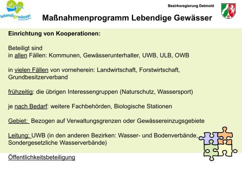 Vortrag Birgit Rehsies: Aktuelle Informationen - Weser NRW