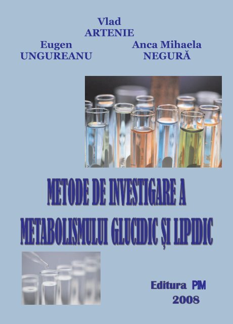 Metode de investigare a metabolismului glucidic si lipidic - PIM Copy