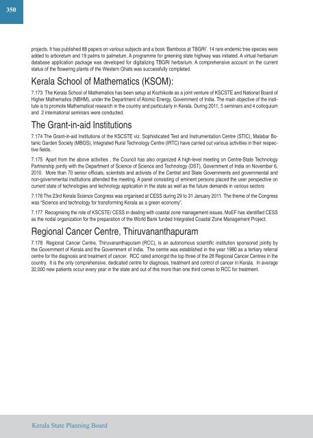 Education - Kerala State Planning Board - Government of Kerala