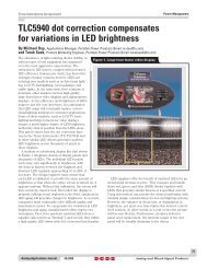TLC5940 dot correction compensates for variations in LED brightness