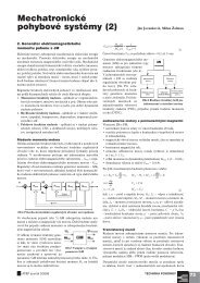 MechatronickÃ© pohybovÃ© systÃ©my (2) - ATP Journal