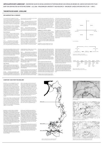 ARTICULATIE IN HET LANDSCHAP ... - Wageningen UR