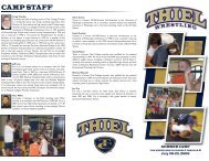 SUMMER CAMP - Thiel College Athletics