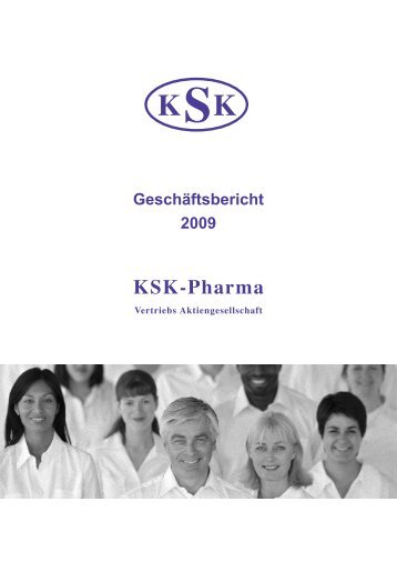 KSK GB 2009 DIN A 4 - KSK-Pharma AG