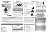 VX-160E/-180E Bedienungsanleitung - Vertex Standard