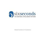 PRESENTAZIONE ISTITUZIONALE - Six Seconds Italia